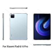 เคสแผ่นรอง Xiaomi Mi บางใส6ที่ครอบแท็บเล็ตซิลิโคน Mi Pad 6 Pro 11นิ้ว Pad6 XiaomiPad6กันชนป้องกันกันกระแทกแบบบาง6Pro