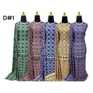 KAIN PASANG SONGKET SB LINE PRINTED KAIN ELA COTTON SILK ITALIAN DULL ROYAL SATIN BAJU KURUNG FABRIC TEXTILE RAATOO