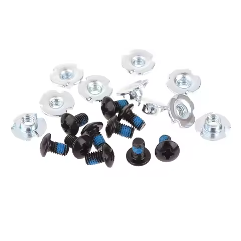 ●10Pairs Skate Shoes Screws Inline Roller Skate Replacement Repair Mounting Screws Nut Bolt Part Rol