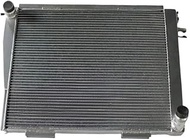 2 Rows Radiator Aluminum Radiator Compatible For BMW 5 E28 525 I/528 I/533 I/535 I 6 E24 628/633/635