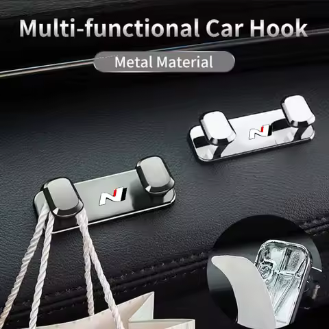 Alloy Car Adhesive Hooks Strong Dashboard Stick Hook Interior For Hyundai I30 I20 IX35 I40 Tucson Ge
