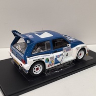 IXO 1/18 MG METRO 6R4  #4 1986 Master Rally Car Model Alloy Out of Print Car Model