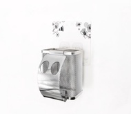 雙孔組合式牙刷架　無痕貼片免鑽孔　以304不鏽鋼材質製成