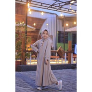 GAMIS PLISKET ANAK PEREMPUAN 3-10 TAHUN / BAJU MUSLIM ANAK ANAK /