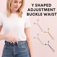 [Klip Pinggang No Sewing] Pin Seluar Mudah Tanpa Belt Waist Adjustment Buckle Y Slimmer Jeans Pants 