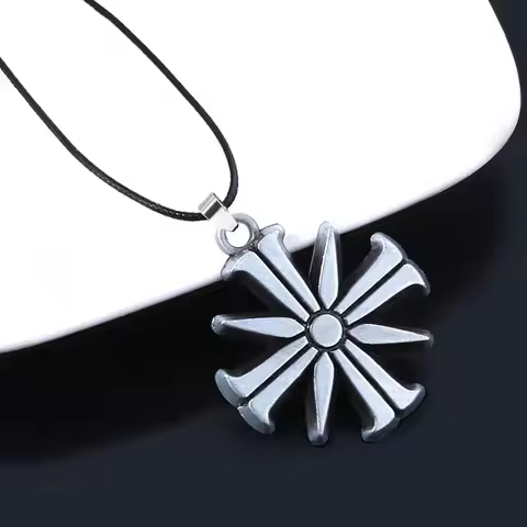 New PS4 Game Far Cry 5 Pendants Necklaces Ares 4 Eden's Gate Choker FARCRY 5 Cult Sunflower Logo Key