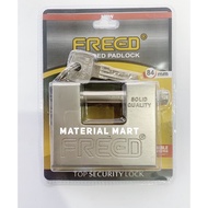 Panzer 84 mm Padlock |84mm Anti-Theft Fence Padlock | Square House Padlock | Material Mart