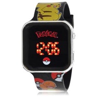 POKÉMON - Pokemon兒童LED黑色電子手錶 (平行進口) (新舊包裝隨機出貨)