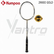 KUMPOO​ 2900​II​ GOLD​ -​ POWER​ SHOT NANO HEXAGON BADMINTON RACKET​ [ORI]