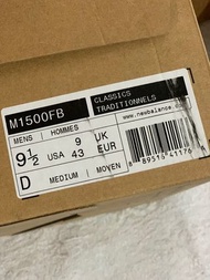 New Balance M1500FB 1500 Made in England 英國制