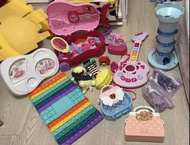 Bb兒童玩具 化妝玩具 Elsa塔 popit 玩具結他