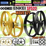 WAVE 125 SP522 ENKEI Sport Rim WAVE125 1.4/1.4 SIAP Free Bearing Bush Ready Stock SP522 WAVE125S WAV