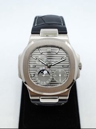 Patek Philippe Nautilus 白金月相腕錶 5712G-001