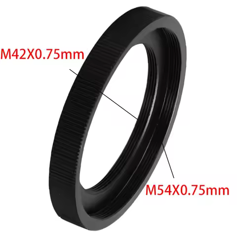 T2-M54 Adapter Ring Female M54x0.75mm to Female M42x0.75mm T2 Thread All Metal Adapter Ring For Tele