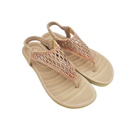 Urban Fit Y516-5 Women Sandals Flat Kasut Perempuan Selipar Pink Color