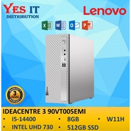 Lenovo PC IdeaCentre 3 07IRB8 90VT005EMI / 90VT005DMI Desktop PC  (8GB 512GB SSD Intel UHD W11+H&S 3