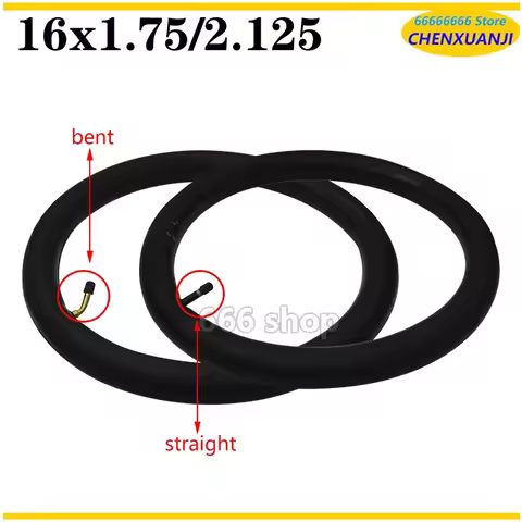16x1.75 Inner Tire 16x2.125 Camera 16x1.75/2.125 Inner Tube for Electric Scooters / Bicycle /e-Bike 