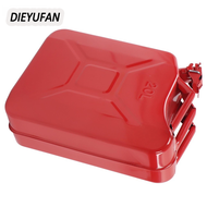 DIEYUFAN Tstools 5.3แกลลอน20L ถังแก๊สแบบพกพาสแตนเลสถังน้ำมันเชื้อเพลิงที่มีพอร์ตระบายน้ำตัวเอง