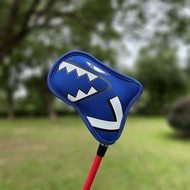 Colorful Shark Golf Iron Cover Protective Cover No. 7 Iron Practice Club Cover Golf Club Head Cover