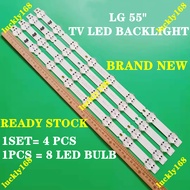 NEW 4PCS LG 55" TV LED BACKLIGHT 55UM7290PTD 55UM7510PLA 55UM7400PLB 55UM7600P 55UM7300 55UM7290 55U