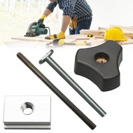 【1.15】 M8 T-Slot Slider T-Track Jig Screw Fixture Rail Accessories Woodworking Tool