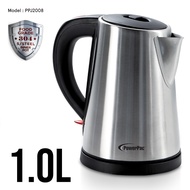 PowerPac Digital Kettle Electric Kettle Cordless Kettle Jug 1L to 1.8L Stainless Steel (PPJ2008/PPJ2