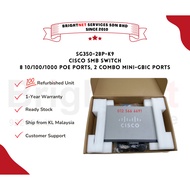 [READY STOCK]  Cisco SG350-28P-K9 - 28-port Gigabit POE Managed Switch