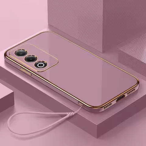 For OPPO A80 Case OPPO A3 Pro Phone Case OPPO K12X K12 Plus Case OPPO A80 A3 Pro Luxury Square Plati