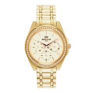Roscani Multifunction Gold Stainless Steel Band Ladies Watch BLE08501