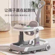 Baby Walker Three-in-One Baby Walker 6-18 Months Foldable Anti-Rollover Walker Mat