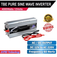 JAFED - 4000W 12V TBE Pure Sine Wave Power Inverter DC 12V to AC 220V - Offgrid Inverter