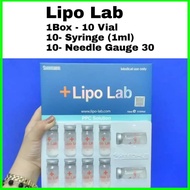 Lipo Lab Fat Melter/ PPC/ Mesotherapy/ Mesolipo 10 Vials with 1 cc Syringe