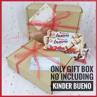 ☆ADD-ON☆ Gift Box【NO INCLUDE Kinder Bueno】 - FREE Greeting Noted/ Card =READYSTOCK 现货=