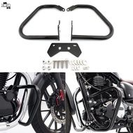Black Engine Frame Protector Guard Rail Crash Bar Bumper For Honda GB350 CB350S CB350S 2021+