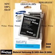 GARANSI ORI 100% Baterai Samsung Galaxy J5 2015 J500 J3 2016 J320 Original 100% Batre Batrai Battery HP