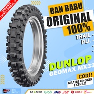 BAN MOTOR TRAIL DUNLOP RING 21 BAN MOTOR DEPAN BELAKANG TRAIL RING 18 BAN MOTOR DUNLOP GEOMAX RING 1