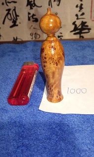 台灣黃檜細鳳尾刺釘瘤花觀音瓶造型聞香盆未上漆，把玩，擺件 聞香均適合售：1000元    運：80元