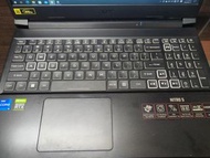 Acer nitro5電競筆電 (i5-11400h/rtx3050/16g/512ssd)
