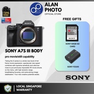 Sony A7SM3 A7SIII & A7S III & A7S3 & 7S Mark iii Mirrorless Digital Camera Body Only I Sony Singapor