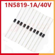 Bag of 10 - 1N5819 - Schottky Diode IN5819 1A/40V DO-41 Pin - Quick Diode 5819, SS14, 1N5819 Pin