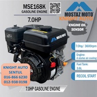 Mostaz MSE168K Gasoline Engine 7Hp Moto Engine-key Recoil Start 3.6L ID37802