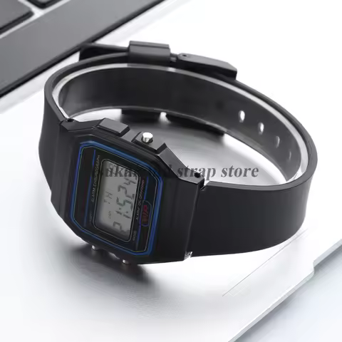 Resin Straps 18mm for Casio F-91W AQ230 F108 AE1200 SGW400 Waterproof Soft Watch Band 12/14/16/20mm