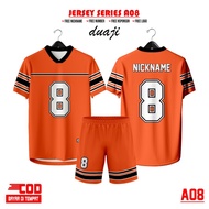 Jersey STREETWEAR SERIES A08 / VINTAGE JERSEY / NFL JERSEY / RETRO JERSEY CUSTOM NAME