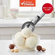 Thick stainless steel ice cream scoop for commercial use, home ice cream spoon, watermelon digger, u