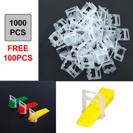1000pcs Tile Leveling System Strips Clips 1.5mm 2.0mm 2.5mm 3.0mm Wall Floor Spacer Tiling Tool Kit