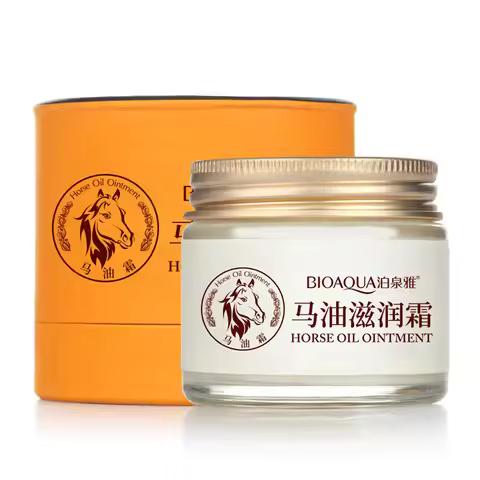 BIOAQUA Horse Oil Face Cream Anti Wrinkle Moisturizing Facial Whitenting Hand Foot Serum skincare Cr