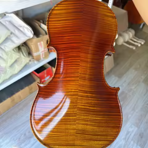 30 years of European spruce wood violin 4/4 size Stradivarius violin Strong tone! Italian Profession