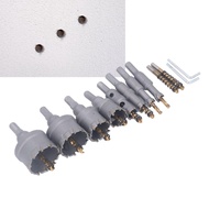 Supergoodsales Carbide Hole Saw 3/8in Shank Portable 25mm Opening Depth Efficient Drill Bit 13 To 48