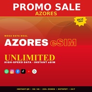 [PROMO] Azores Travel eSIM Unlimited Data | Big Sale | Instant QR | 4G/5G