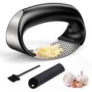 Penggegar Tekan Bawang Putih,Set Penghancur Bawang Putih Pengisar Bawang Putih Keluli Tahan Karat Ba